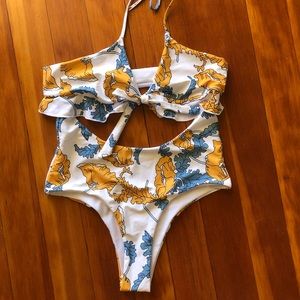 One piece bathing suit small/medium